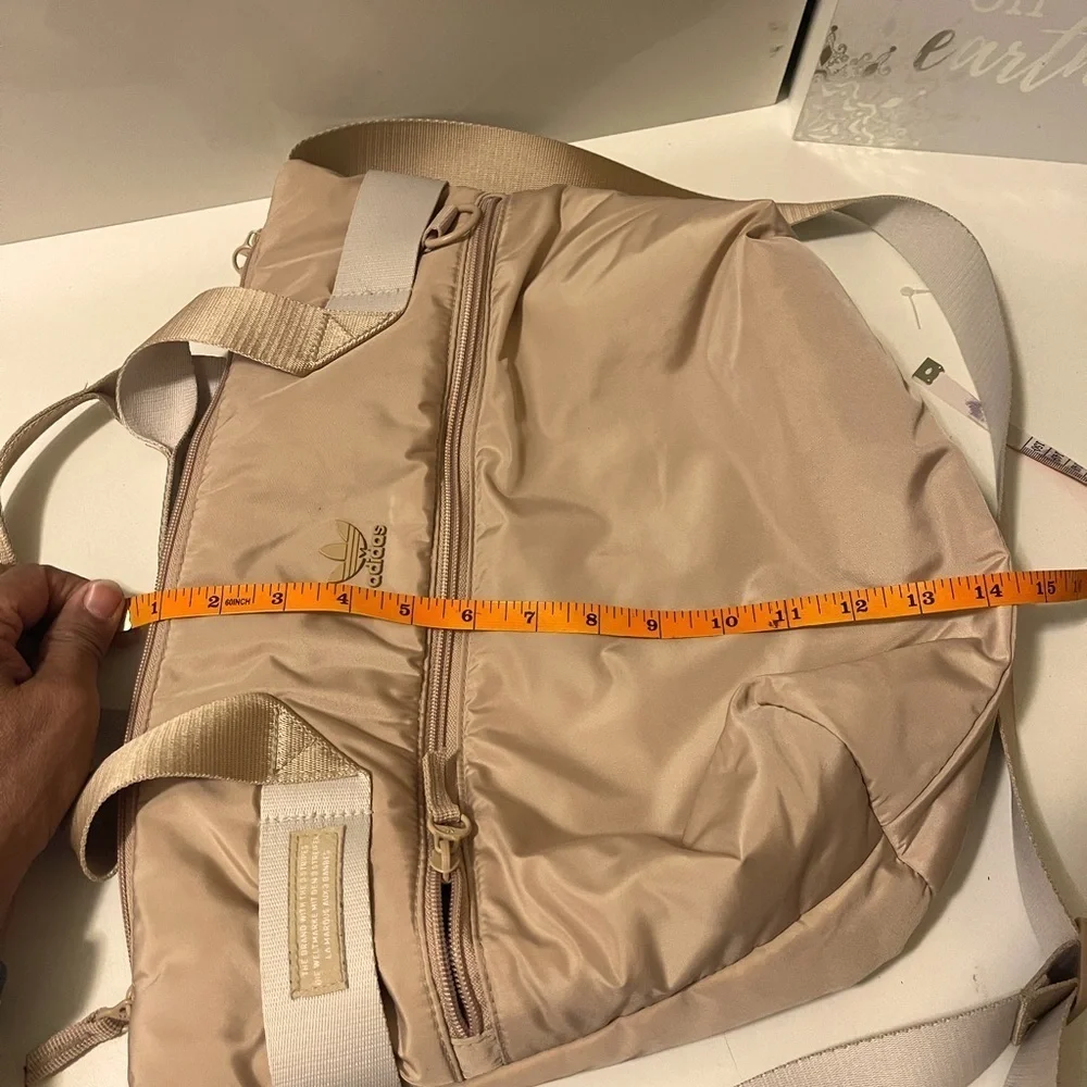 adidas Originals Puffer Shopper Tote bag in great condition.Peach color